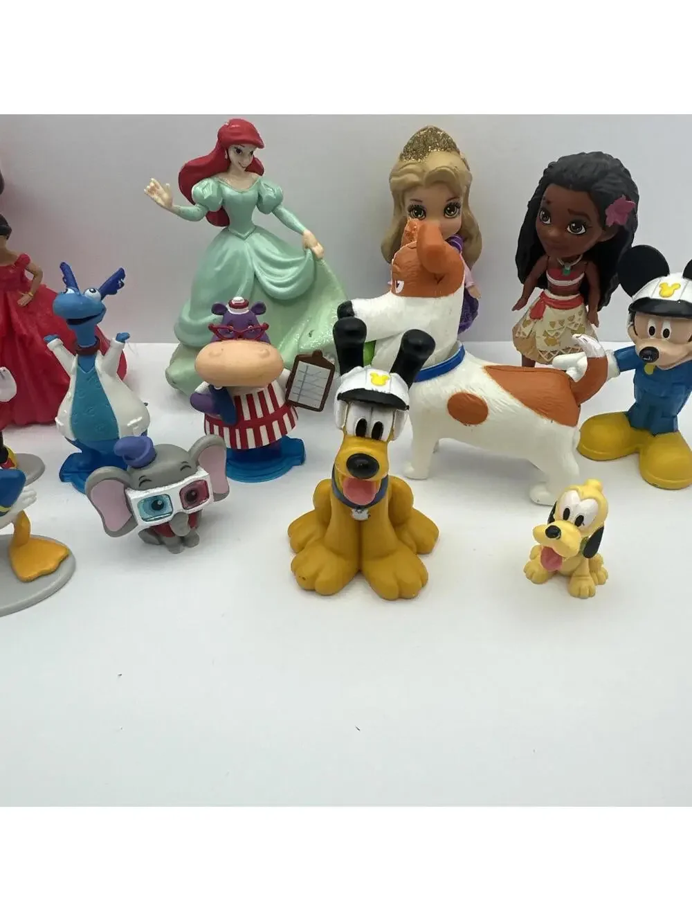Disney Lot Of 15 Characters Figures Collection Of Miniatures Collectibles, Rare
